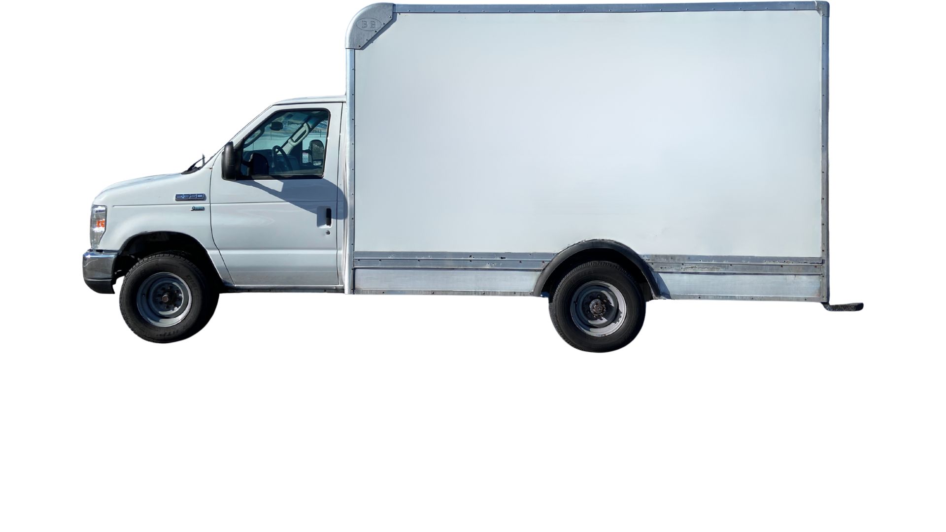 Empty box truck